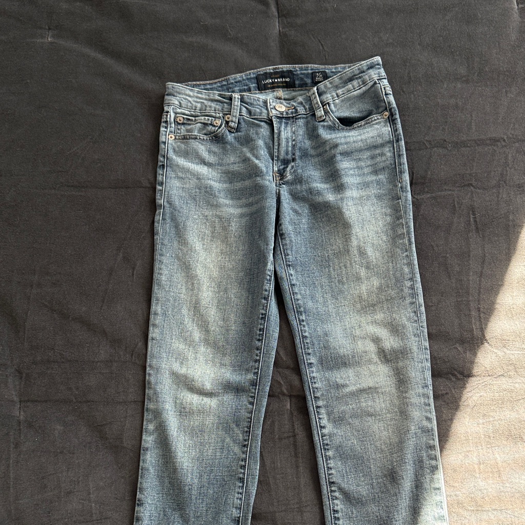 Lucky Brand Womens Denim Straight Leg Jeans